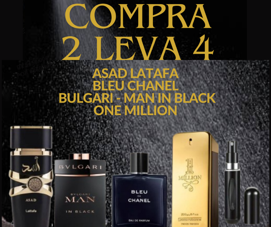 PROMOCÍON - COMPRA 2 LLÉVATE 4 PERFUMES (CABALLERO )